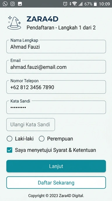 Cara Mudah Daftar Akun zara4d Sekarang Juga